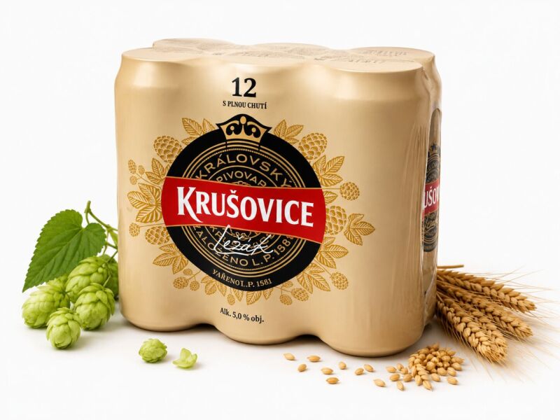 Krušovice Královský ležák 12, multipack 6x500 ml